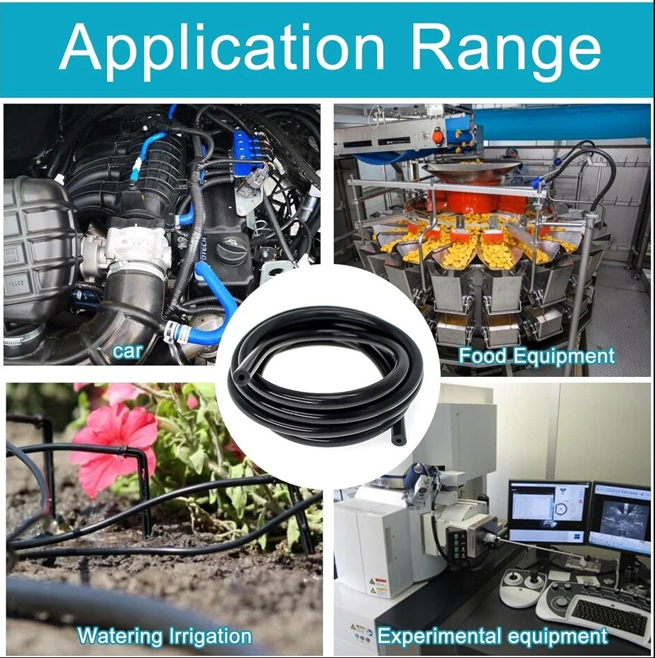 6Pcs 5Ft For Dodge Silicone High Performance Vacuum Hose Kit + 113PCS Connectors