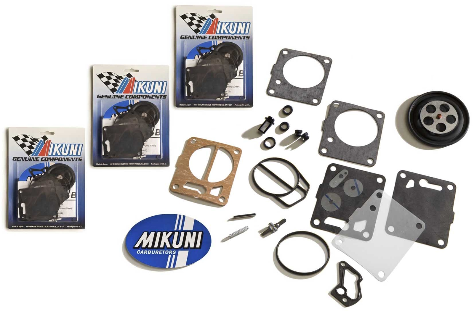 Genuine Mikuni Triple Carb Carburetor Rebuild Kit Yamaha GP1200R XL1200 XLT1200