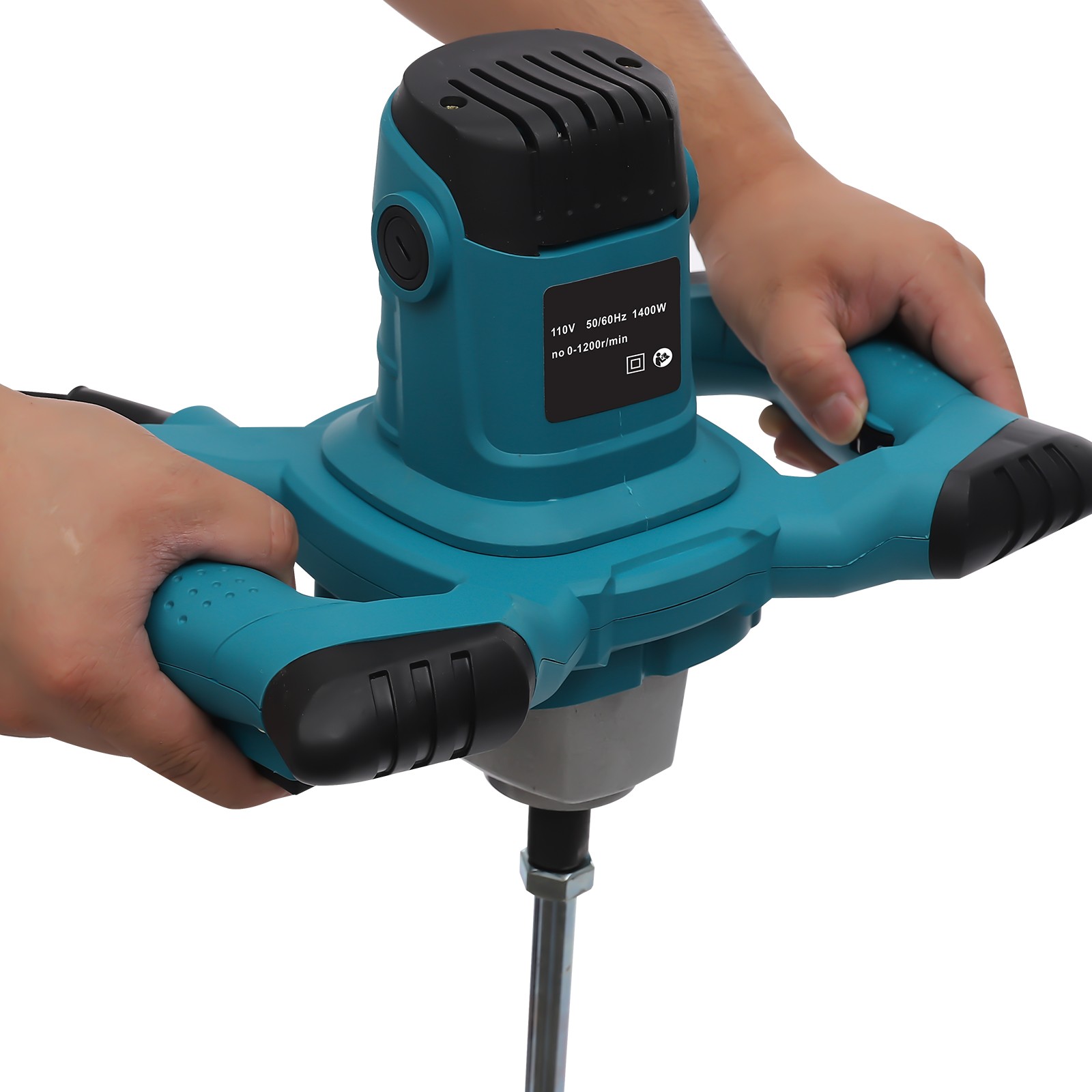 6 Speed Handheld Electric Concrete Plaster Grout Paint Mortar Mixer Machine