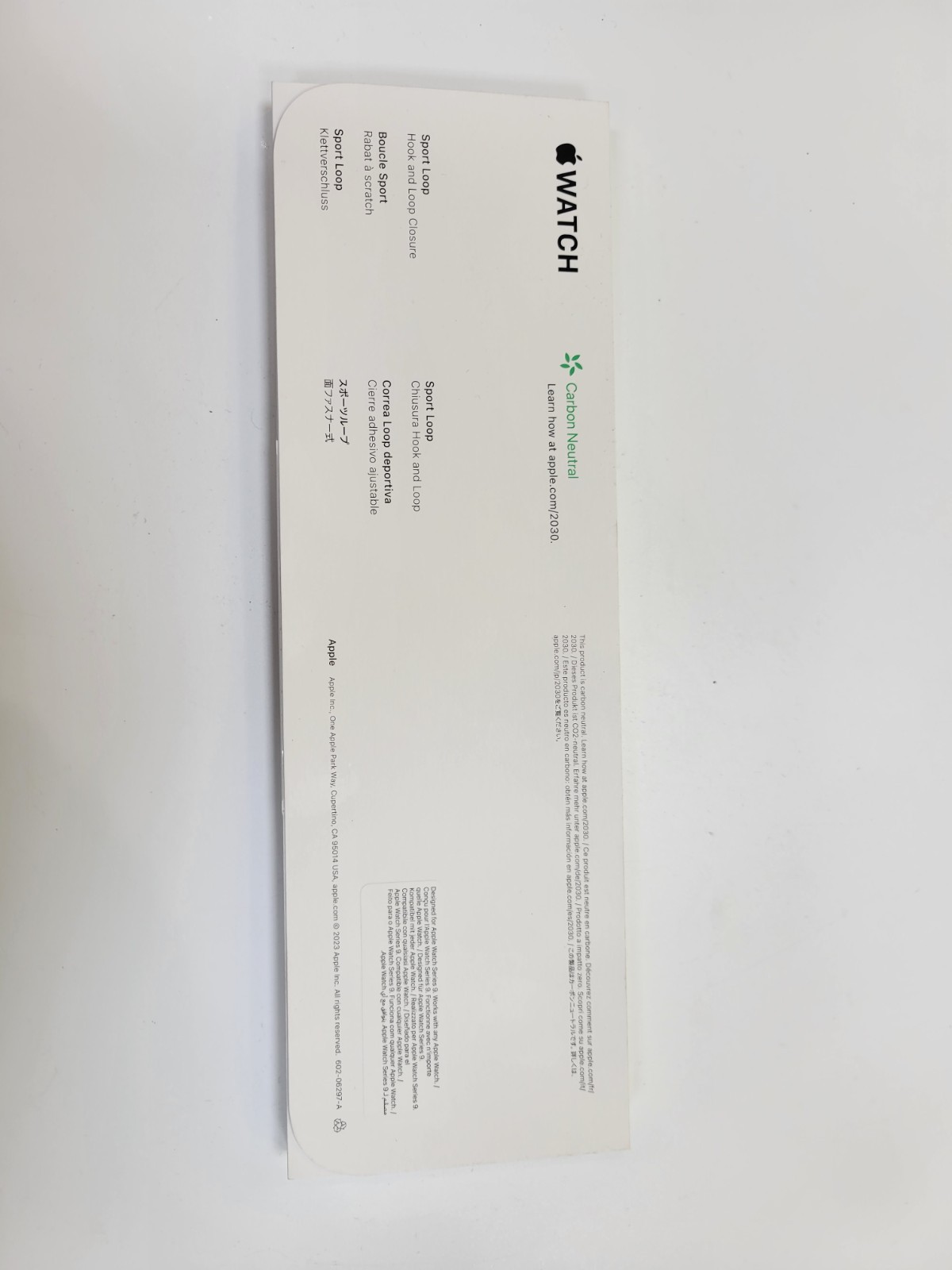 Apple Watch Sport Loop Band Series 9 8 SE (46MM 45MM 44MM 42MM) Midnight - NEW