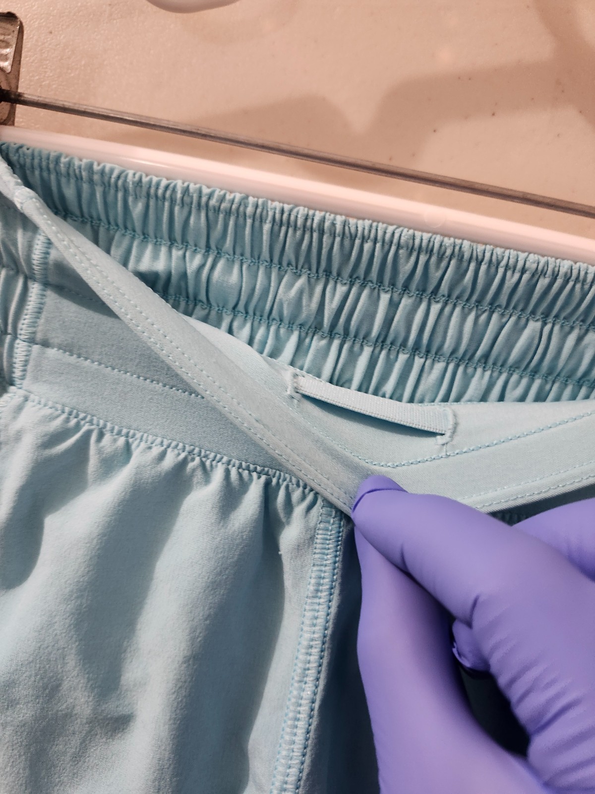 Lululemon Shorts Womens 2 Blue Hotty Hot High Rise Pullon Active Lined Pocket 3"