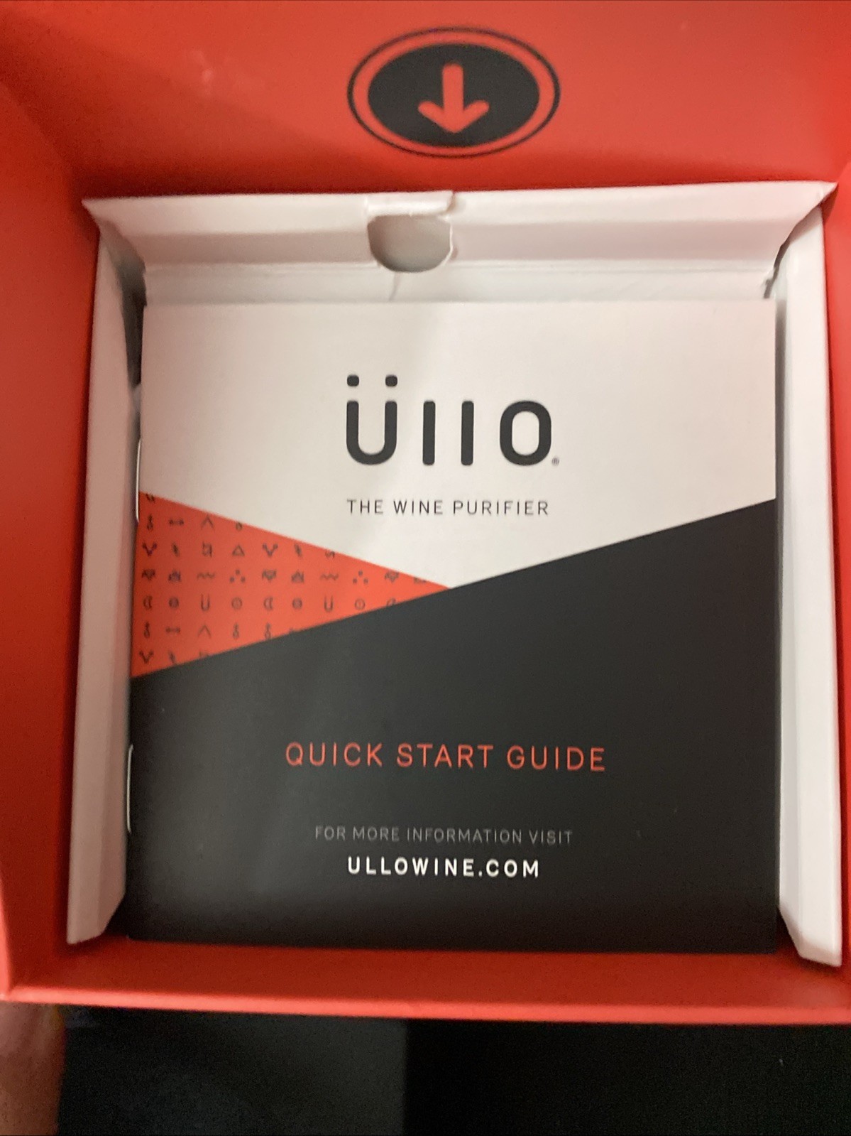 Ullo ORIGINAL Wine Purifier/ Aerator with 4 Filters, 1 Base & Travel Bag "NOB "