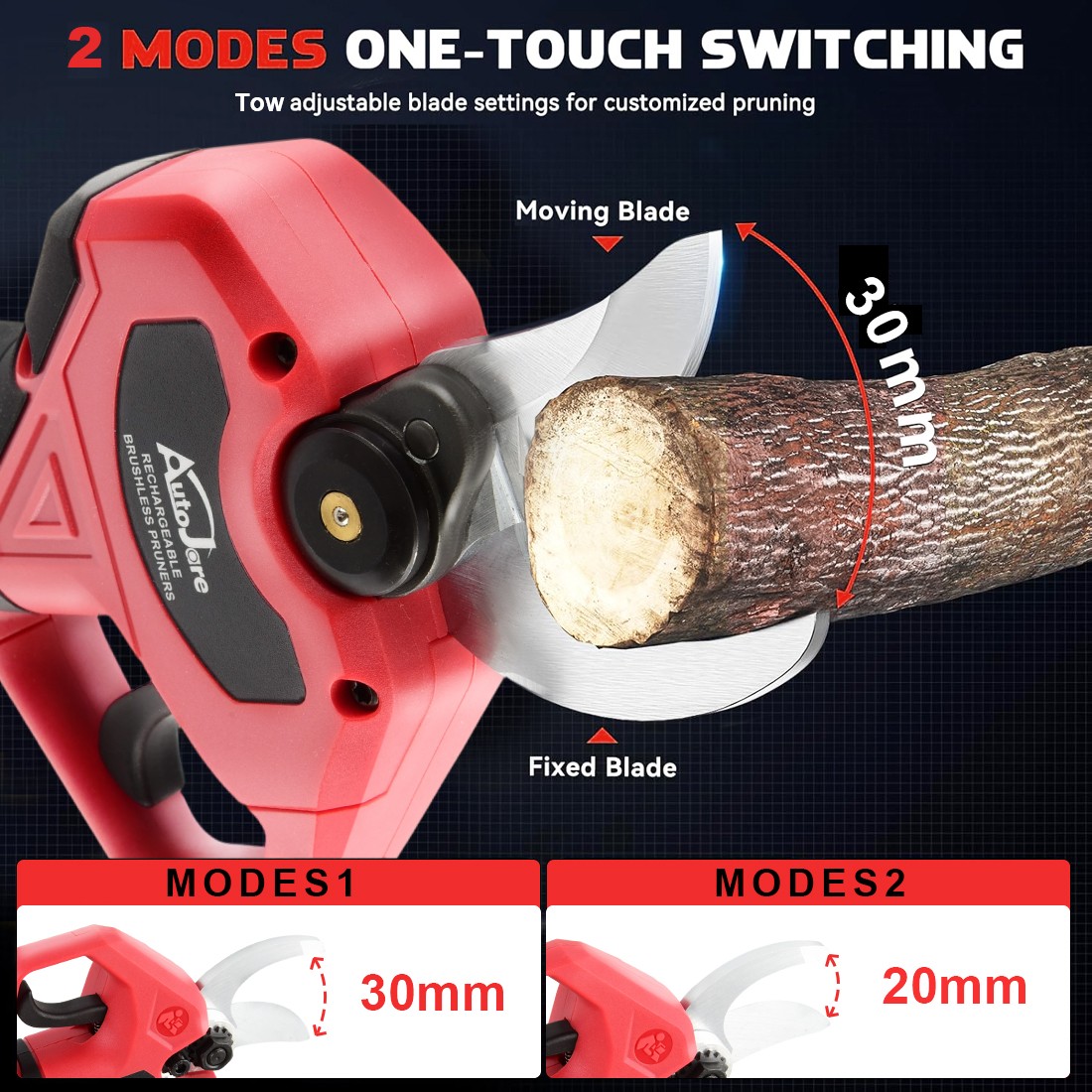 For Milwaukee M18 Battery Cordless Electric Pruning Shears Gardening Trimmer