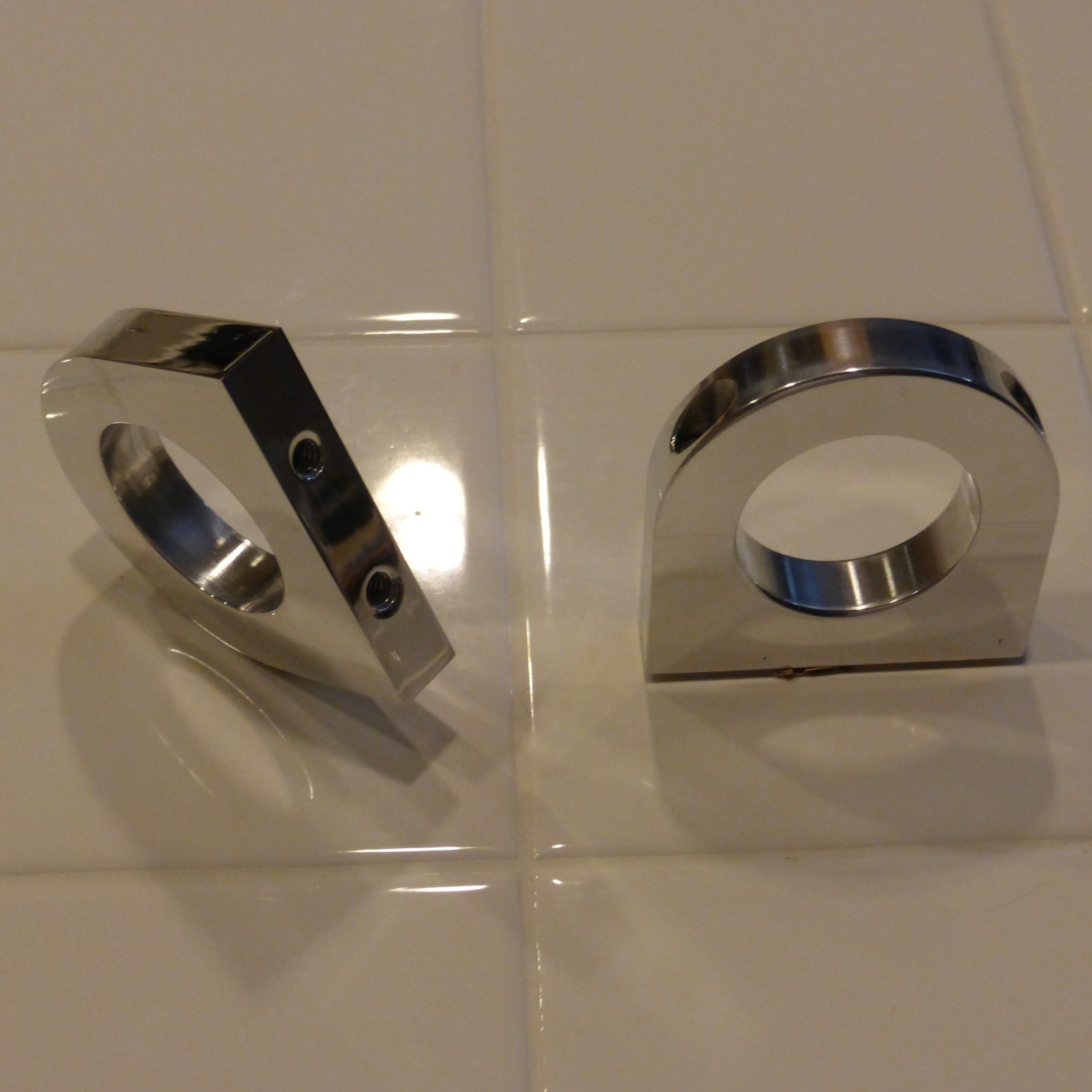 Billet aluminum bolt on clamp bracket 1" roll cage 1 in tubing ATV tube clamp