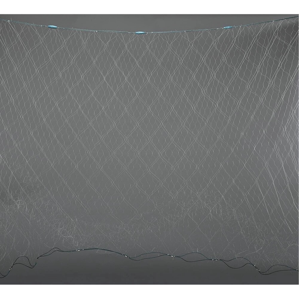 6'*100' Fishing Net Nylon Monofilament Gill Net with Float Fish Trap 4/5" Net