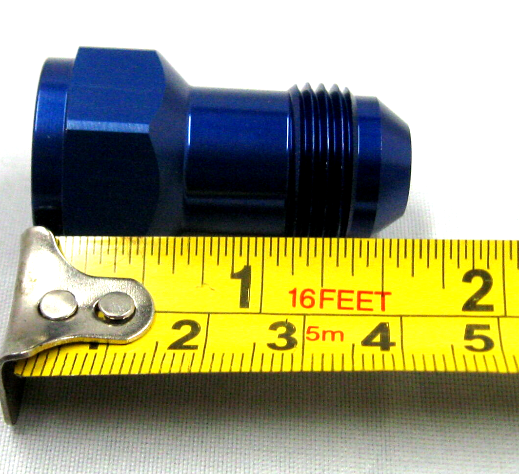 08 an female to 08 an male flare extension fitting blue anodized problem solver