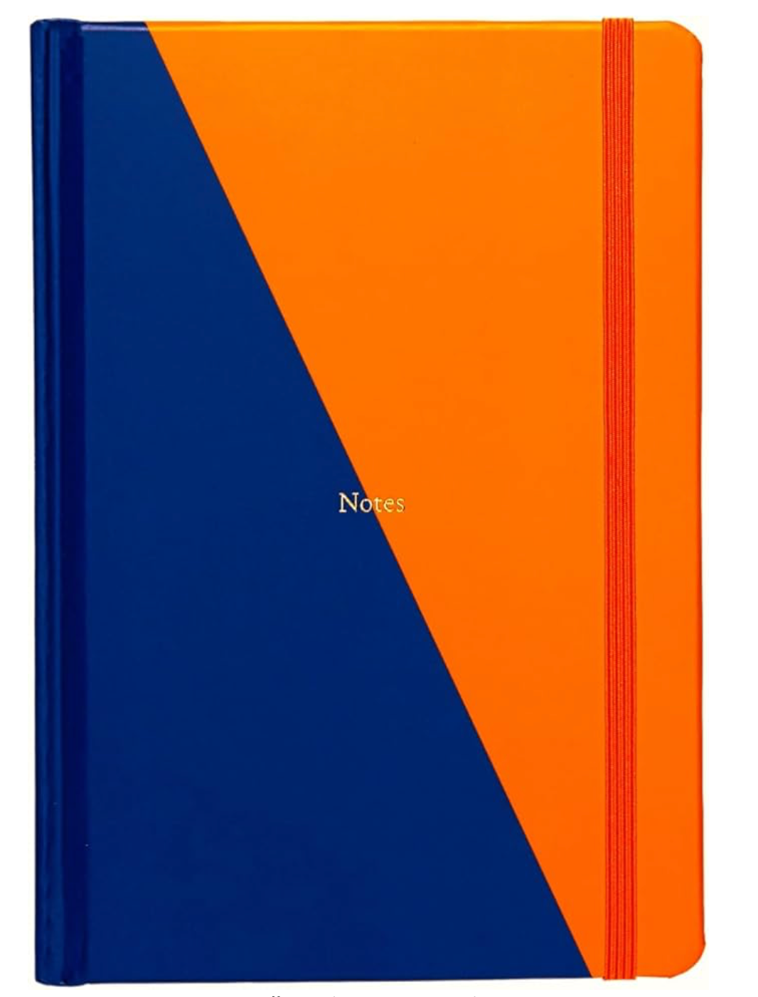 Yop & Tom Medium Hardcover Notebook A5 Lined 180 Pgs - Blue & Orange