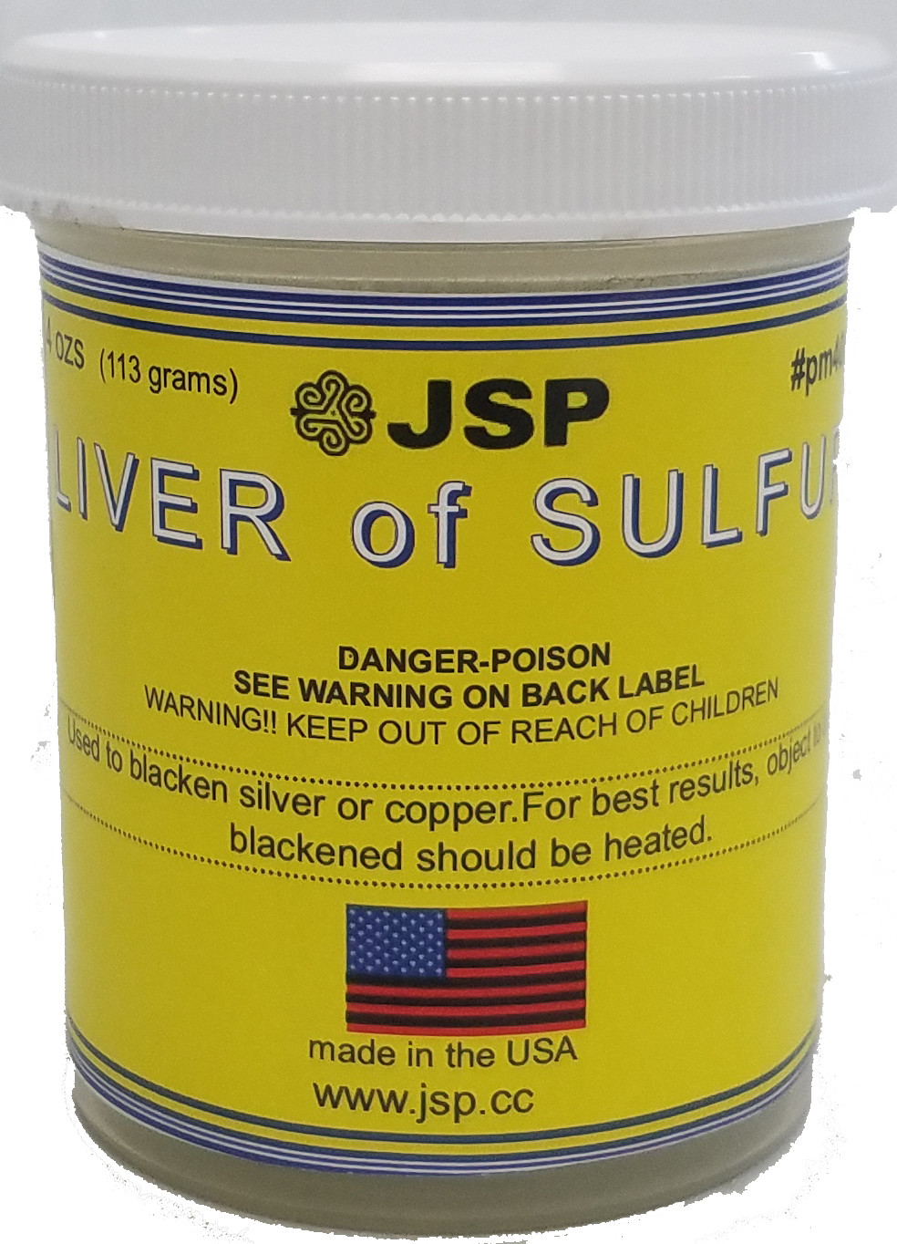 JSP® Liver Of Sulfur 4 Oz Jar (pm400)