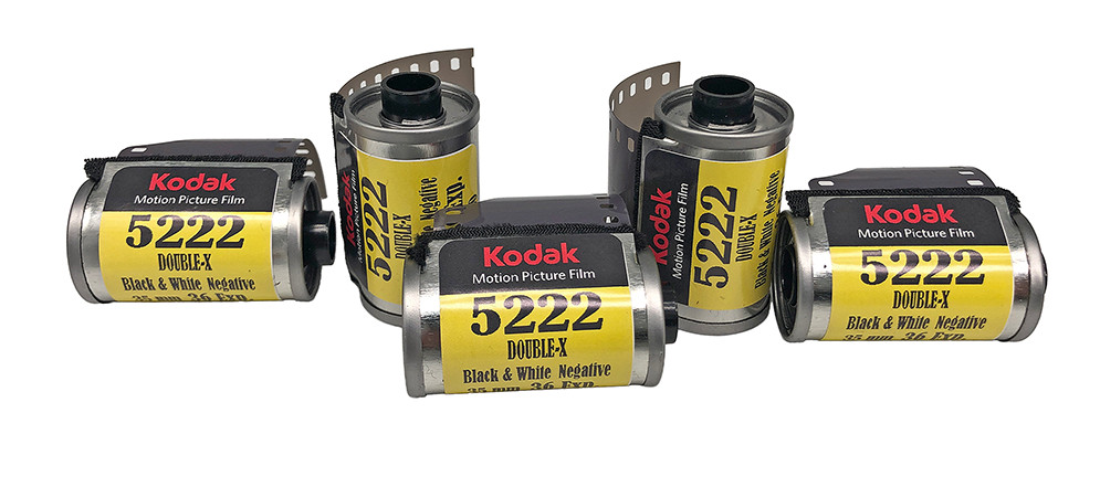Kodak EASTMAN 5222 DOUBLE-X Five Pack Black & White 35mm x 36 Exp Film Fresh XX