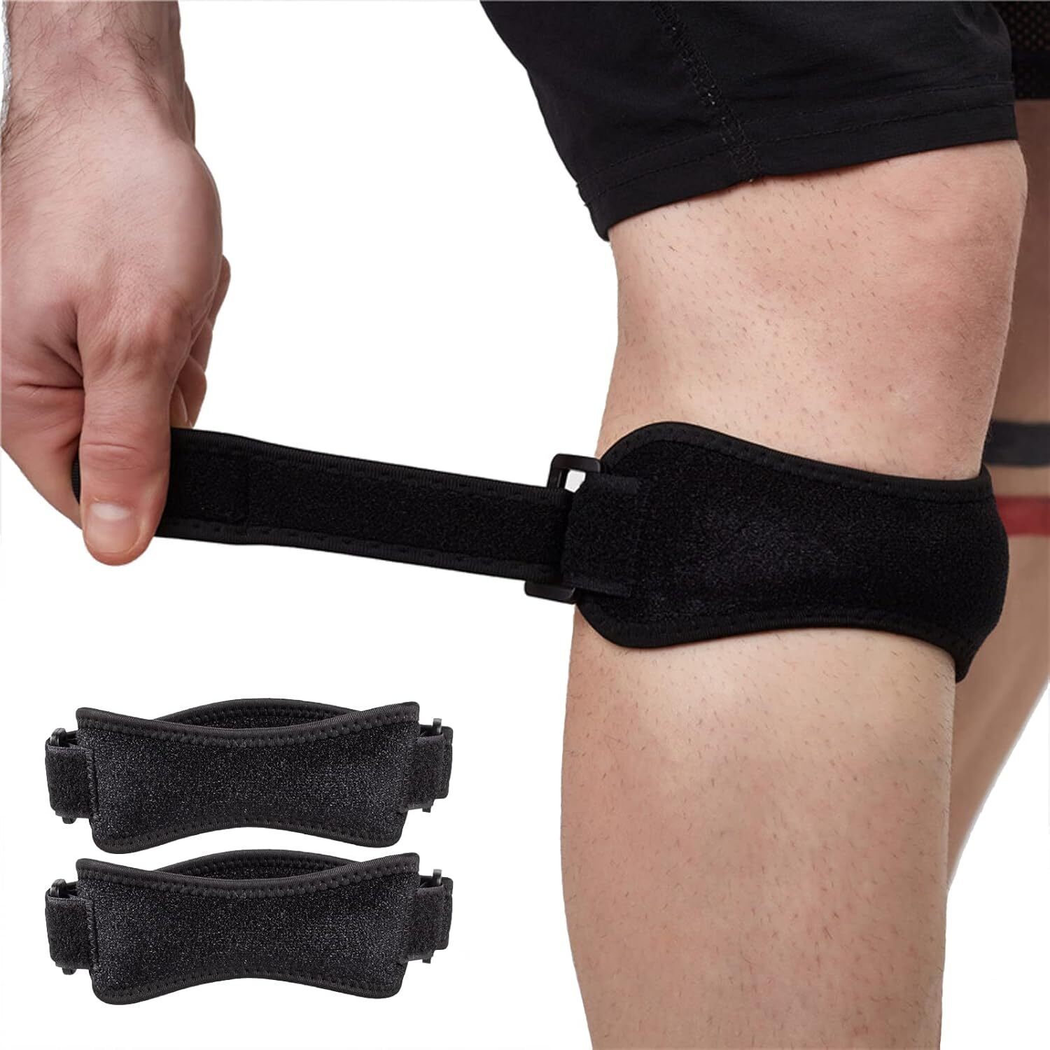 Pain Relief Knee Brace Support Patella Stabilizer Strap Arthritis Running Tendon