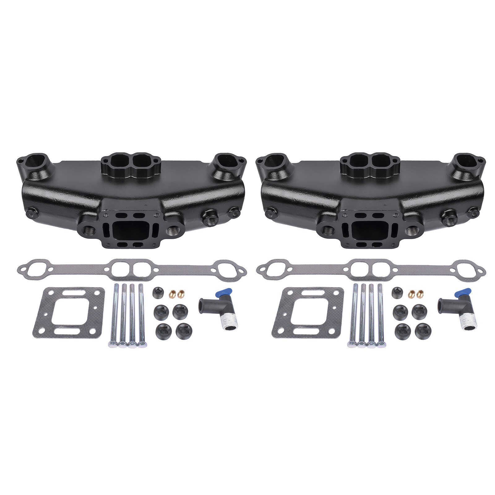 2Pcs Exhaust Manifold 860246Q11 for Mercruiser Marine 5.0 305 5.7 350 1983-2002
