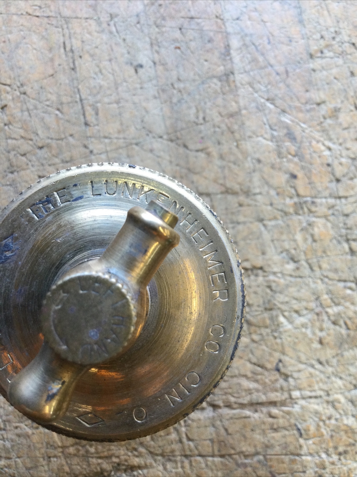 1 Vintage LUNKENHEIMER MfG.CIN OH IDEAL No 1 BRASS GREASE CUP HIT & MISS