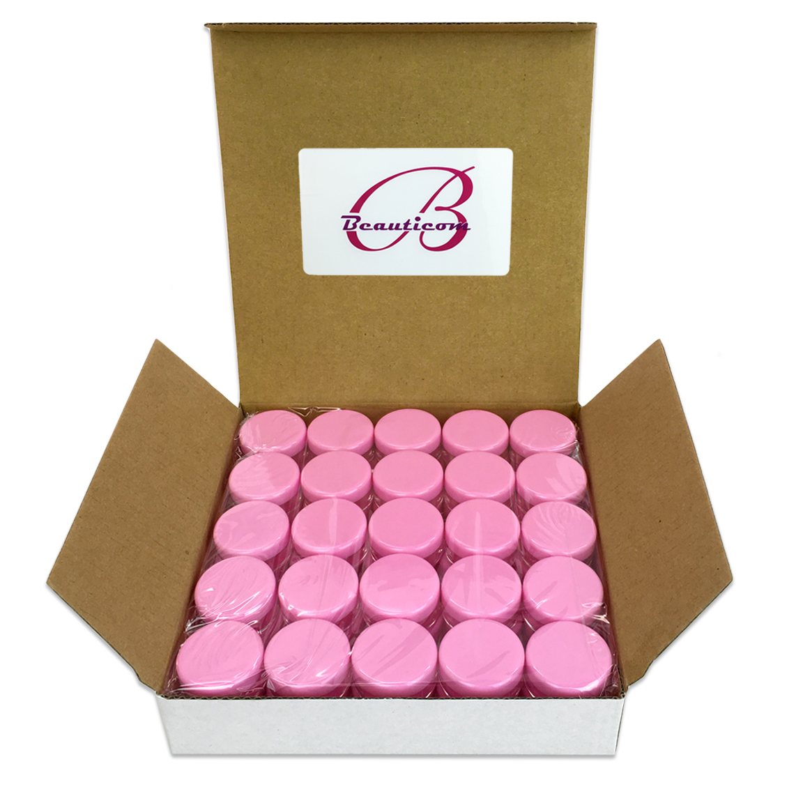 25 Pieces 5 Gram/5ML Plastic Makeup Cosmetic Lotion Cream Sample Jar Containers