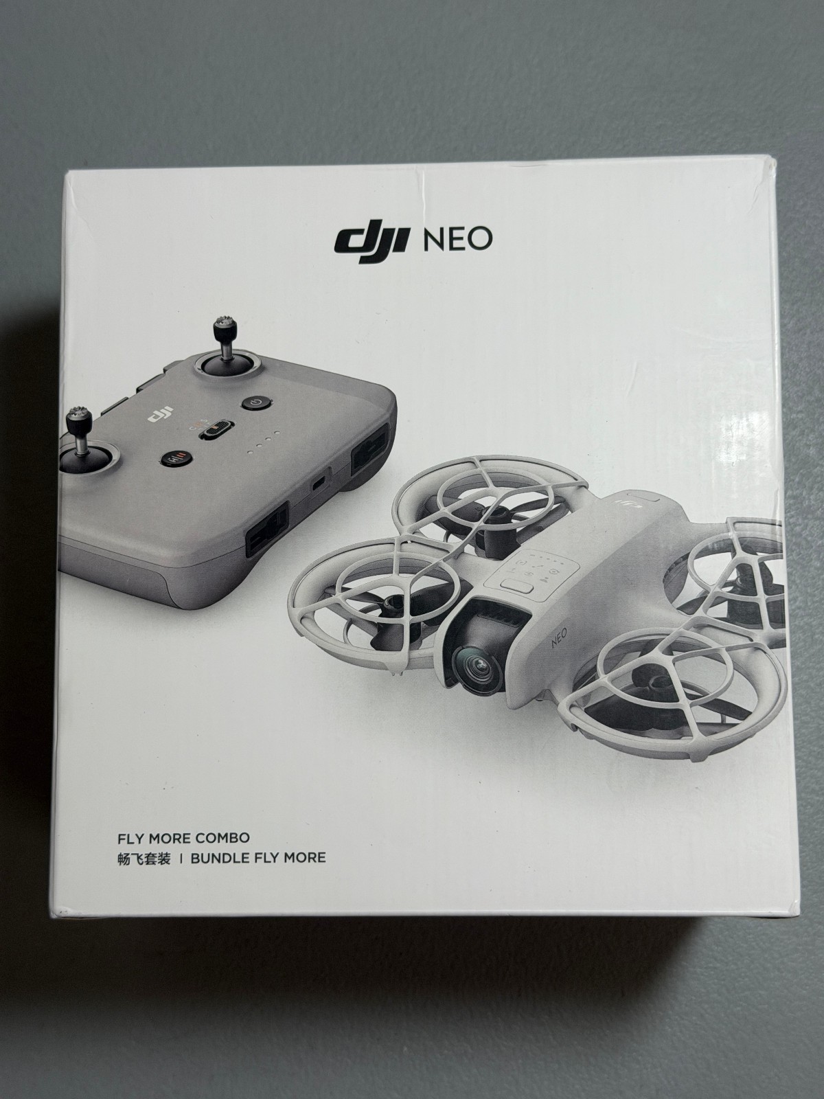 NEW Sealed DJI Neo Fly More Combo - 3 Batteries, Remote Control RC-N3, Charger