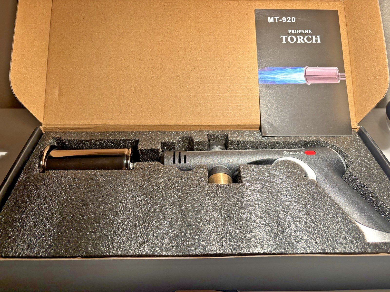 Saker MT-920 Propane Torch Trigger Start Cooking Grill Torch New Open Box