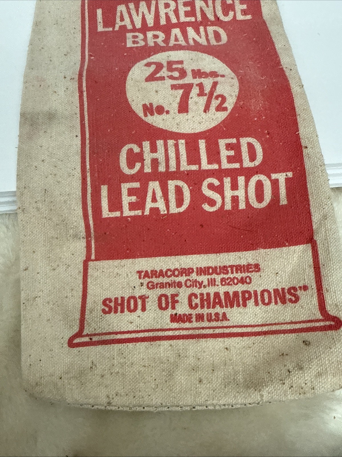 Canvas Shot Bag Lot Of 3 Allstar Winchester Lawrence Brand