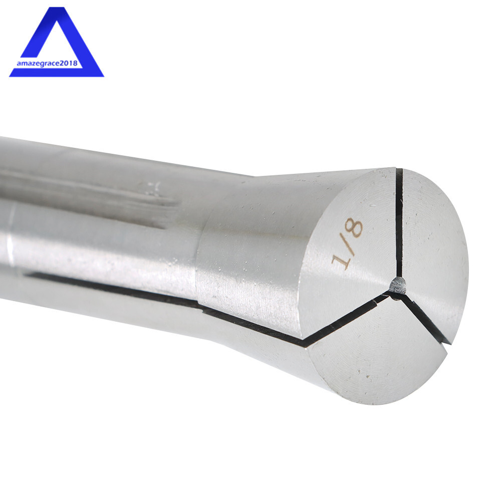 6Pcs 1/8" 1/4" 3/8" 1/2" 5/8" 3/4" Precision R8 Collet Set Mill Chuck Holder Kit