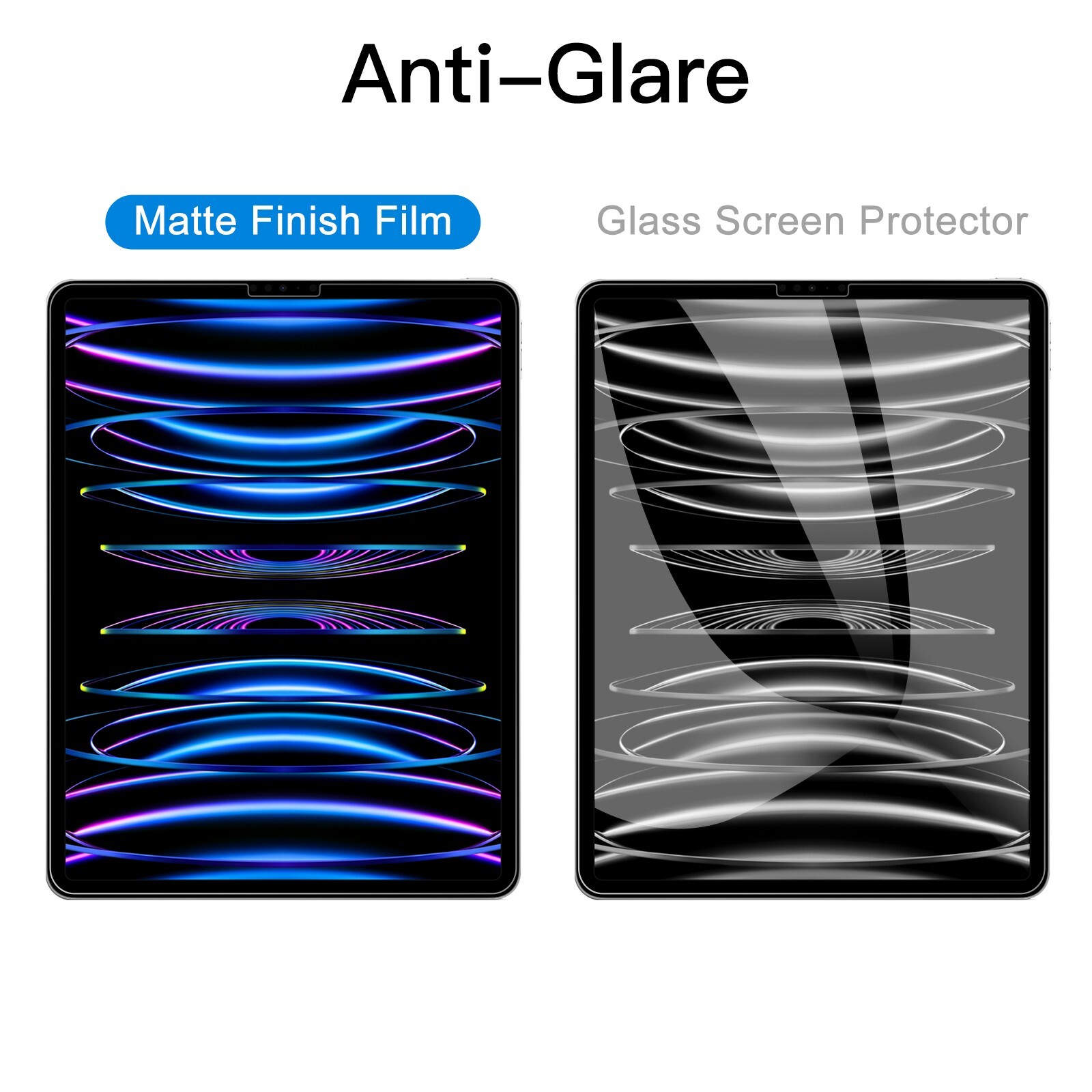 JETech Paper Screen Protector for iPad Pro 12.9-Inch 2022/2021/2020/2018 Model