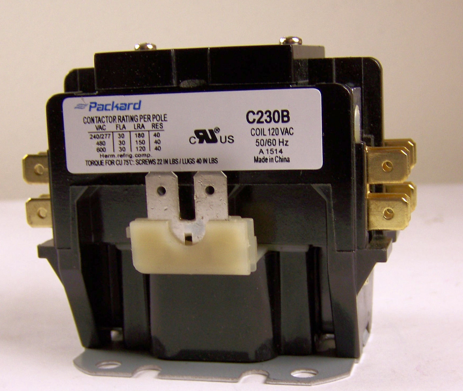 Packard 120 Volt Magnetic Contactor Fits ESB Tanning Bed 30 FLA 40 RES Contactor
