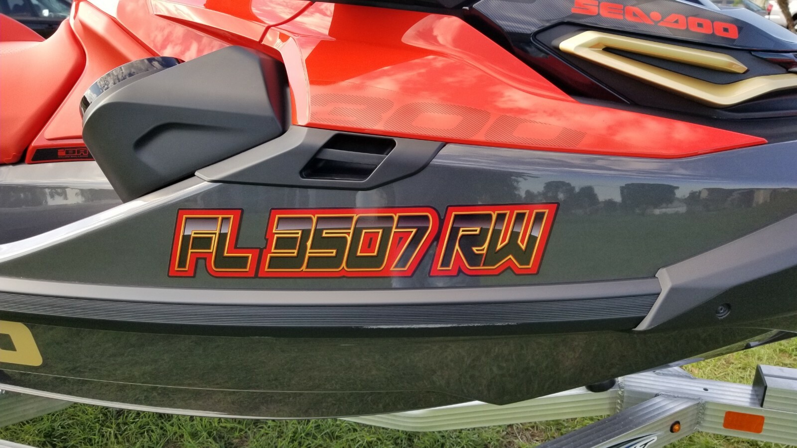 JET SKI Custom Registration Numbers Decals Stickers