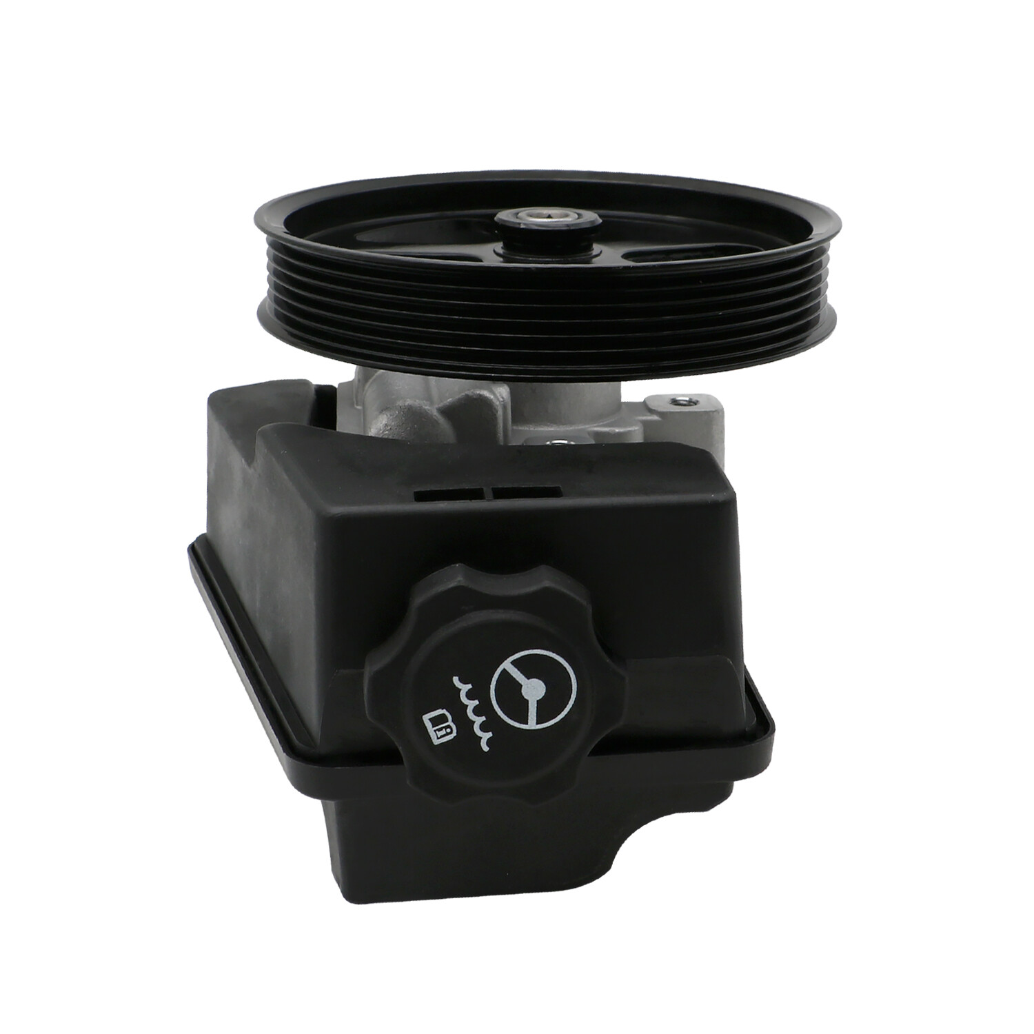 Power Steering Pump w/ Pulley & Reservoir for 2010-2012 Chevrolet Camaro V8 6.2L