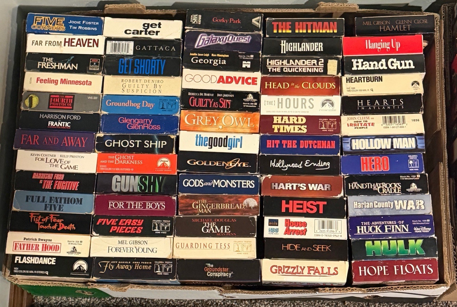 Pick 6 VHS Movies- Build Your Own Lot! Choose Titles- Buy More & Save- 90s Retro