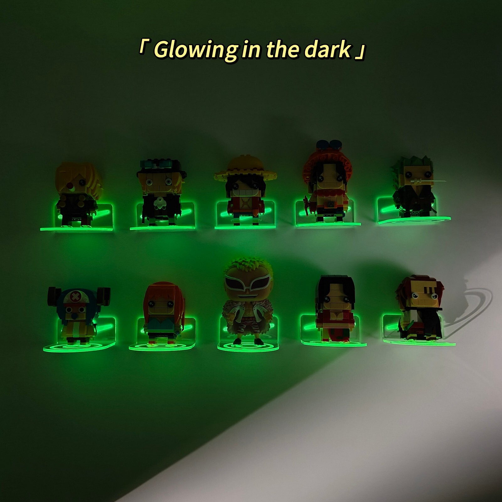 Clear Acrylic Stand Floating Funko Pop Display Shelf Wall Mount for Figure 10PCS