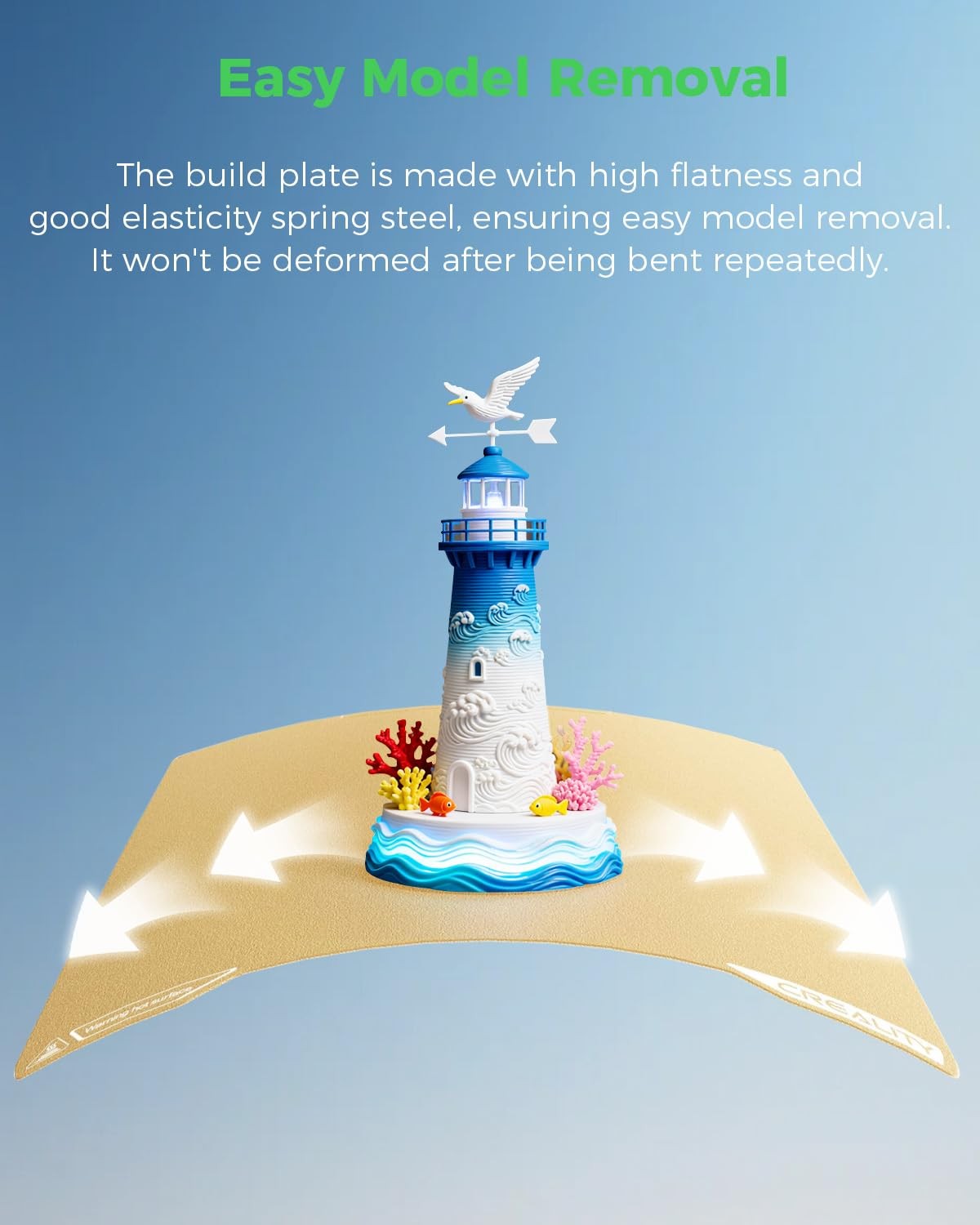 Creality K2 Pro PEI Double Sided Frosted Build Plate 310x325mm for K2 Pro Print