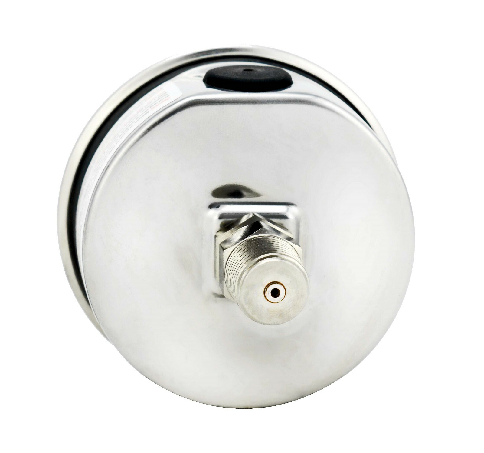 2-1/2" Pressure Gauge, ALL STAINLESS STEEL, Liquid Filled, Back Mnt, 100 Psi