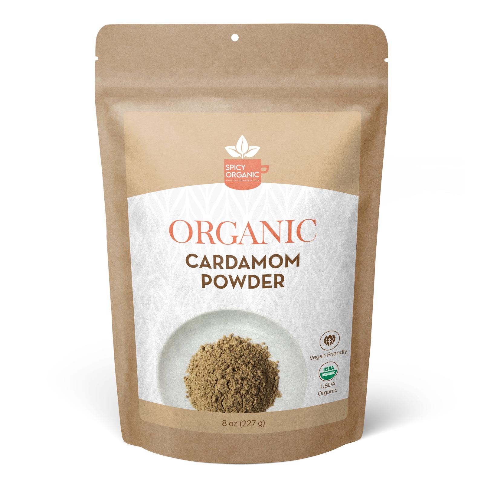 Organic Cardamom Powder- USDA Certified- Great for Cooking, Baking and Beverages