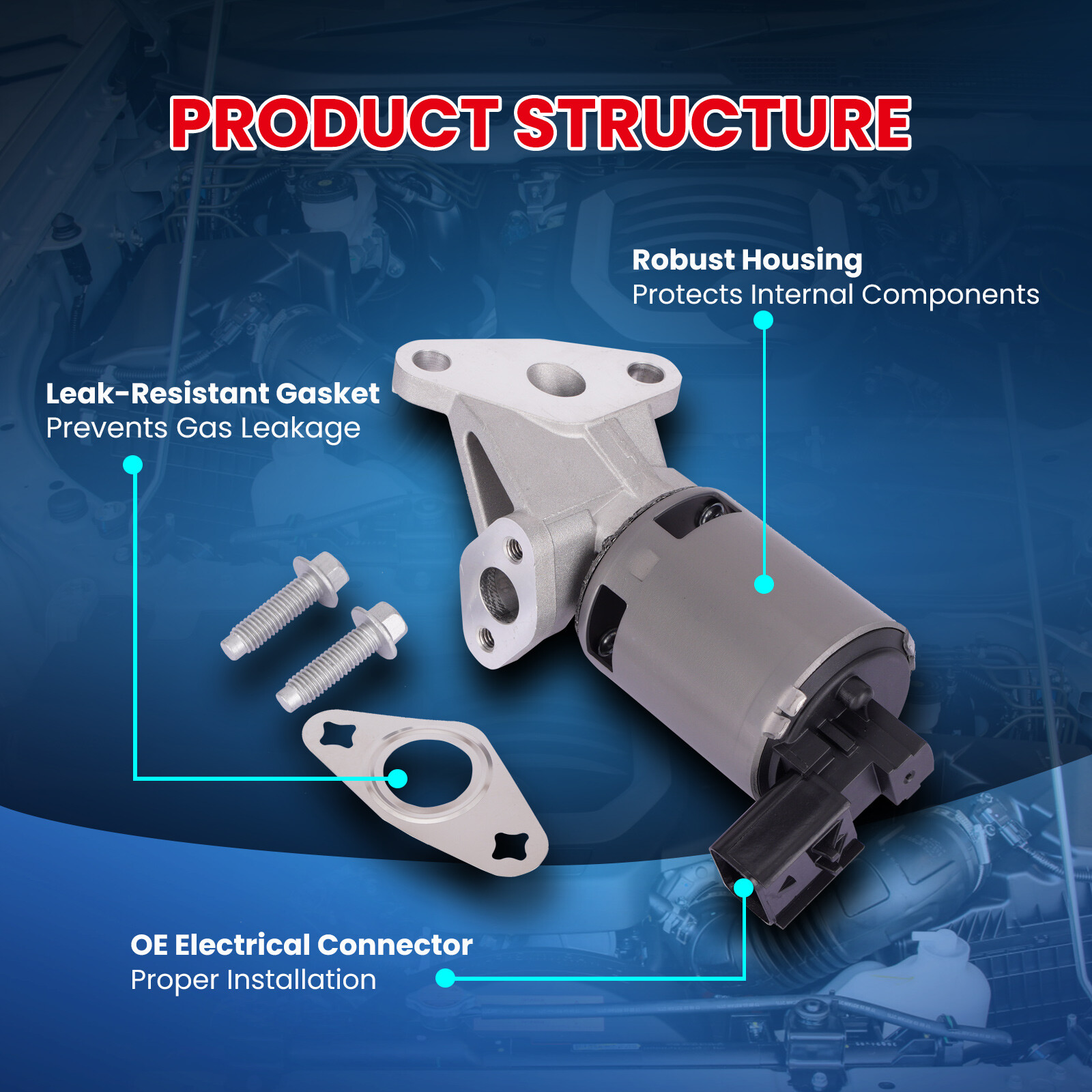 EGR Valve for 03-10 Chrysler Aspen 300 Dodge Ram Magnum Durango Charger 5.7L