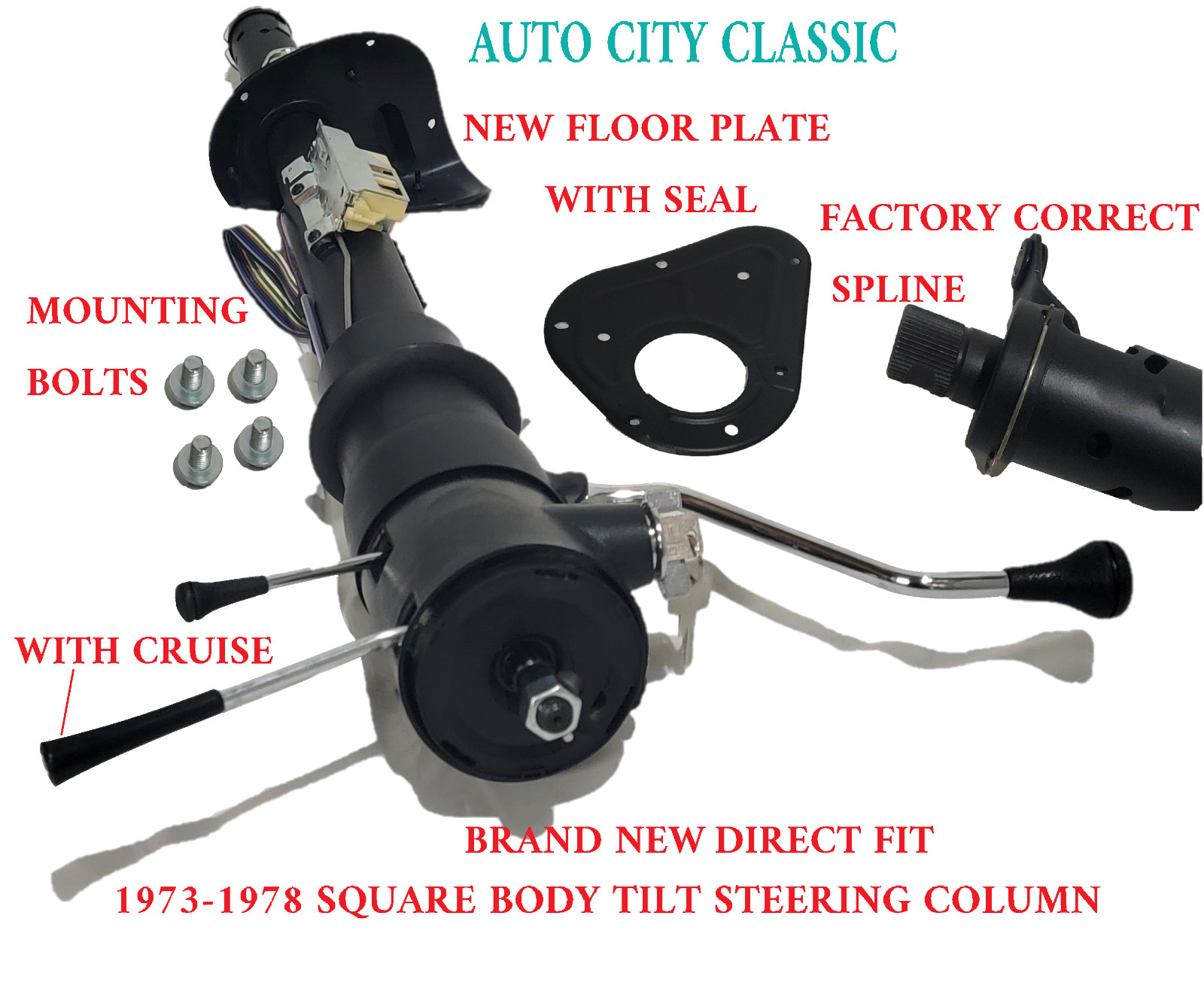 Tilt Steering Column for 1973 - 1978 C10 K10 C20 K20 Chevrolet GMC Pickup Truck