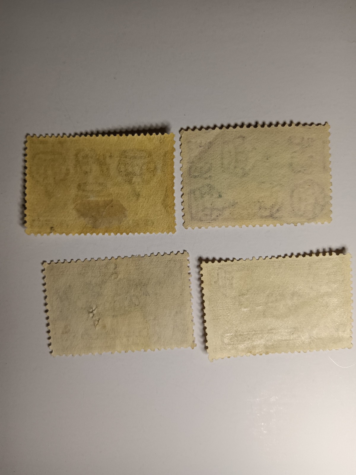 CEYLON 1935-38 King George USED set of 4