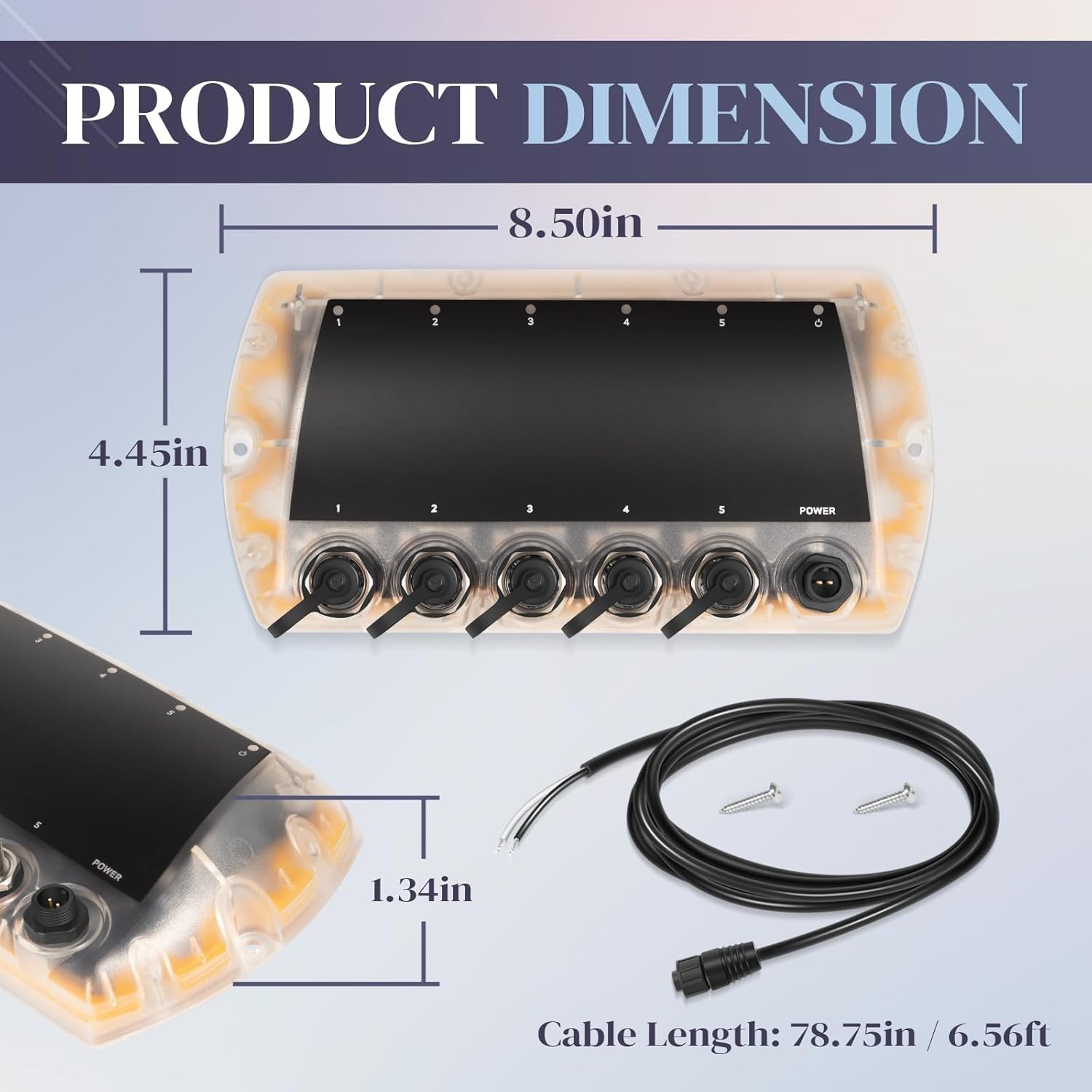 411850-1 5 Port Ethernet Switch for Humminbird AS ETH 5PGL, APEX, SOLIX, Helix
