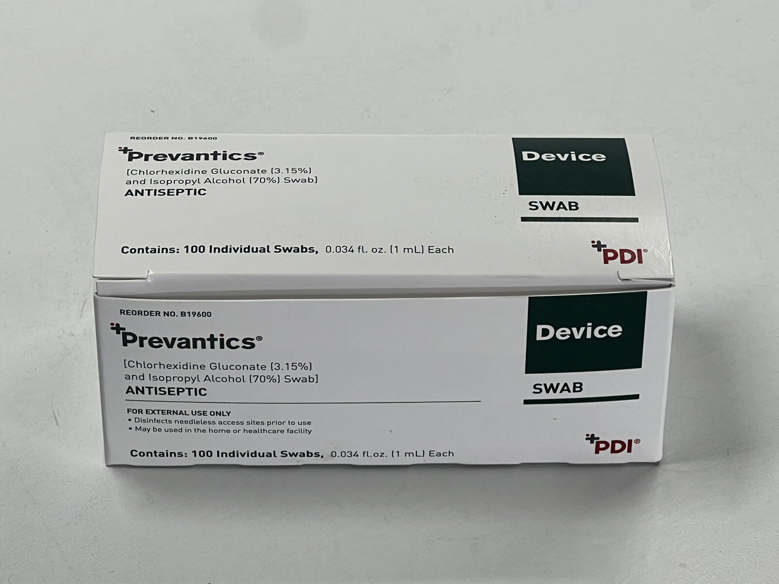 PDI Device Prevantics B19600 Antiseptic Swab | 100 Swabs