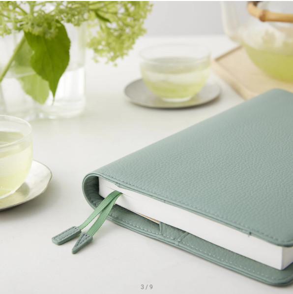 Hobonichi Leather: Water Green A5 Size Cover ONLY