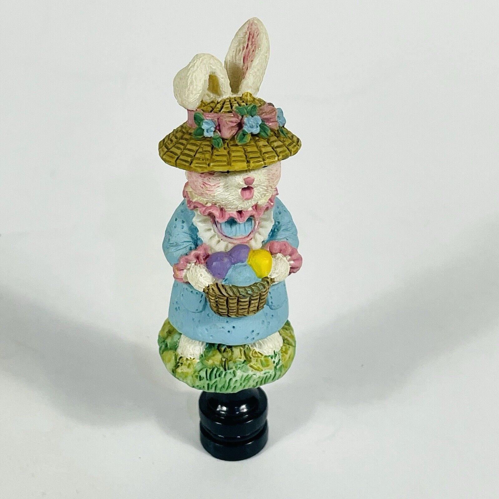 Mrs. Easter Rabbit Finial Lamp Top Ornament Spring Décor Bunny 28470