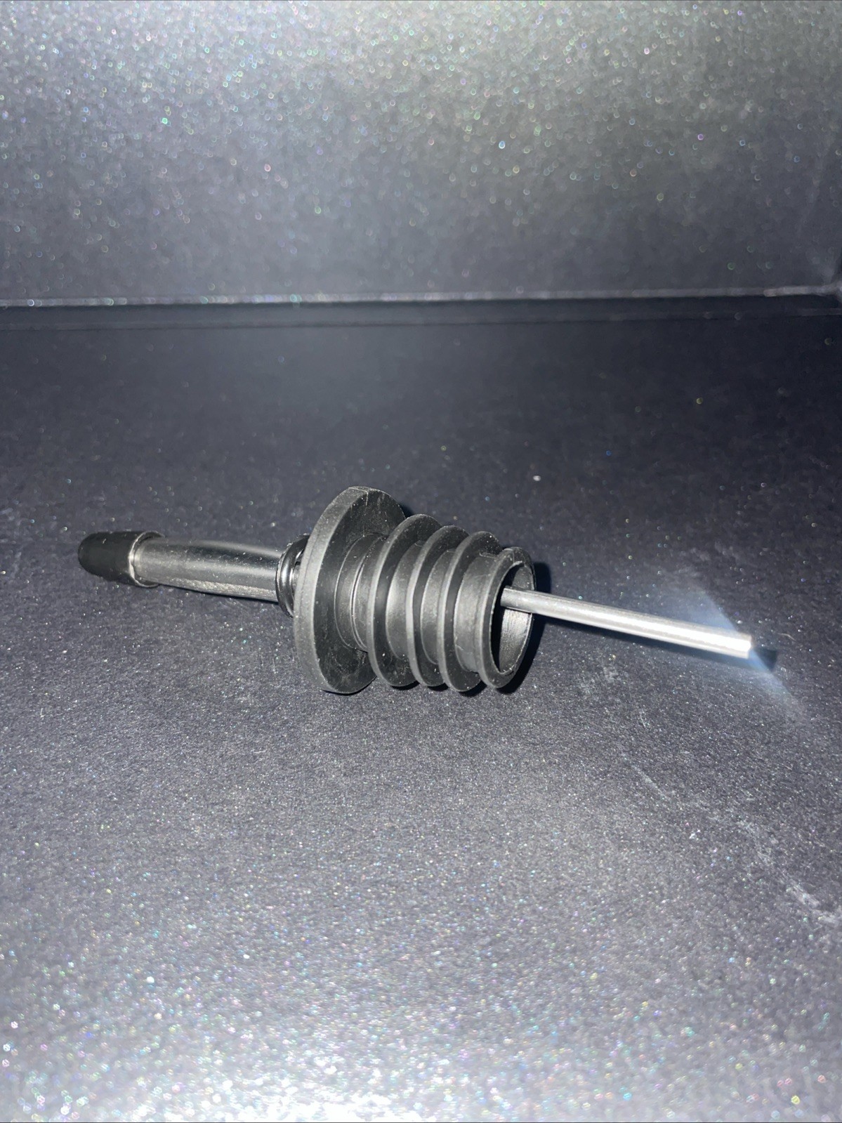 Spill-Stop Flow Tapered Liquor Pourer, Chrome