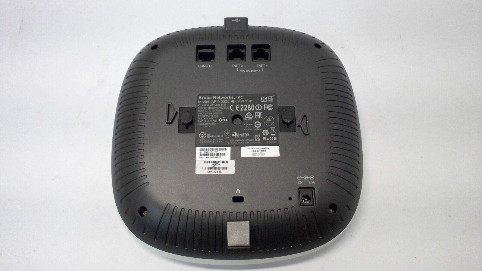 Aruba AP-325 APIN0325 PoE 802.11ac Dual Band Wireless Access Point