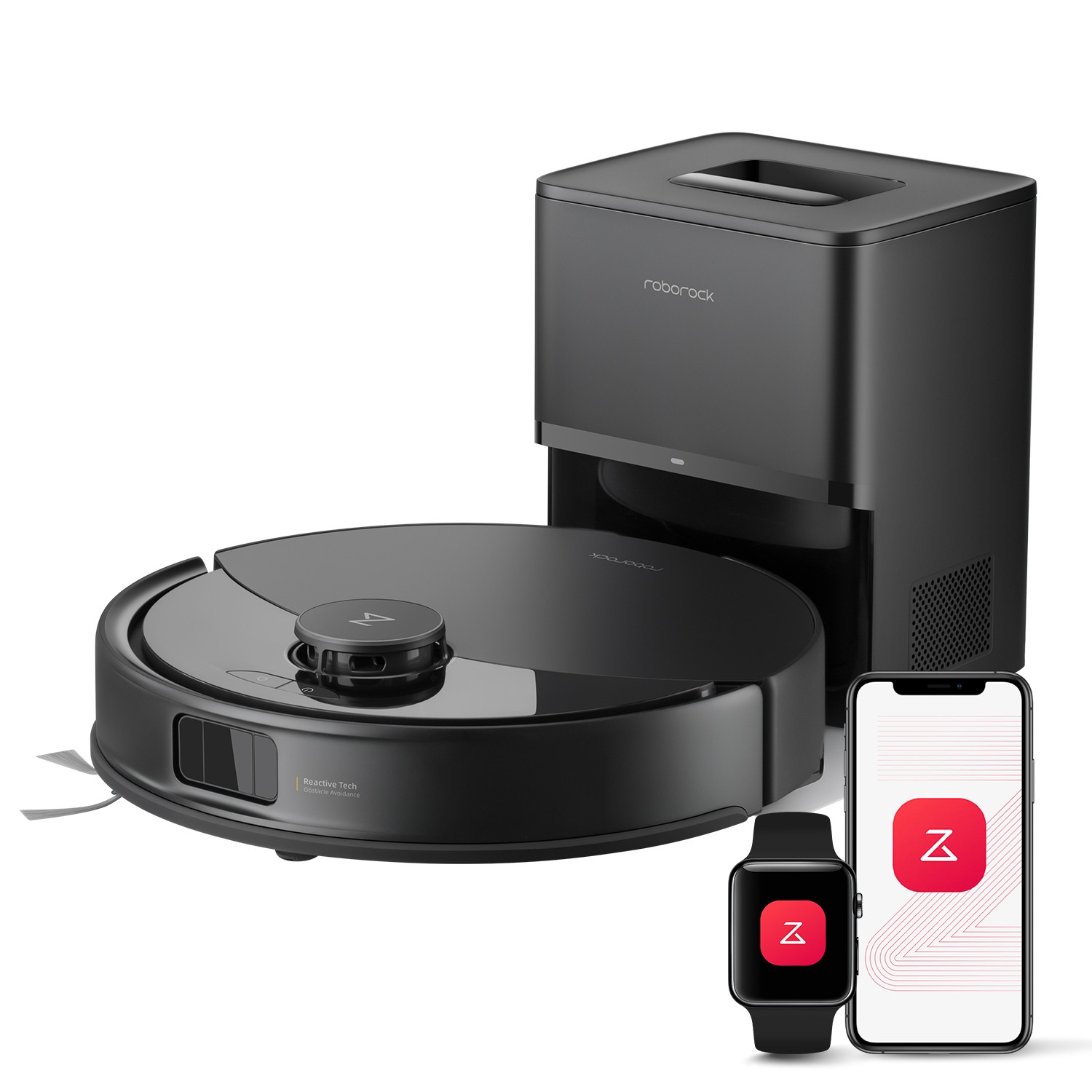 Roborock Q10 X5+ Self-Emptying Robot Vacuum Cleaner, 10000Pa, Obstacle Avoidance