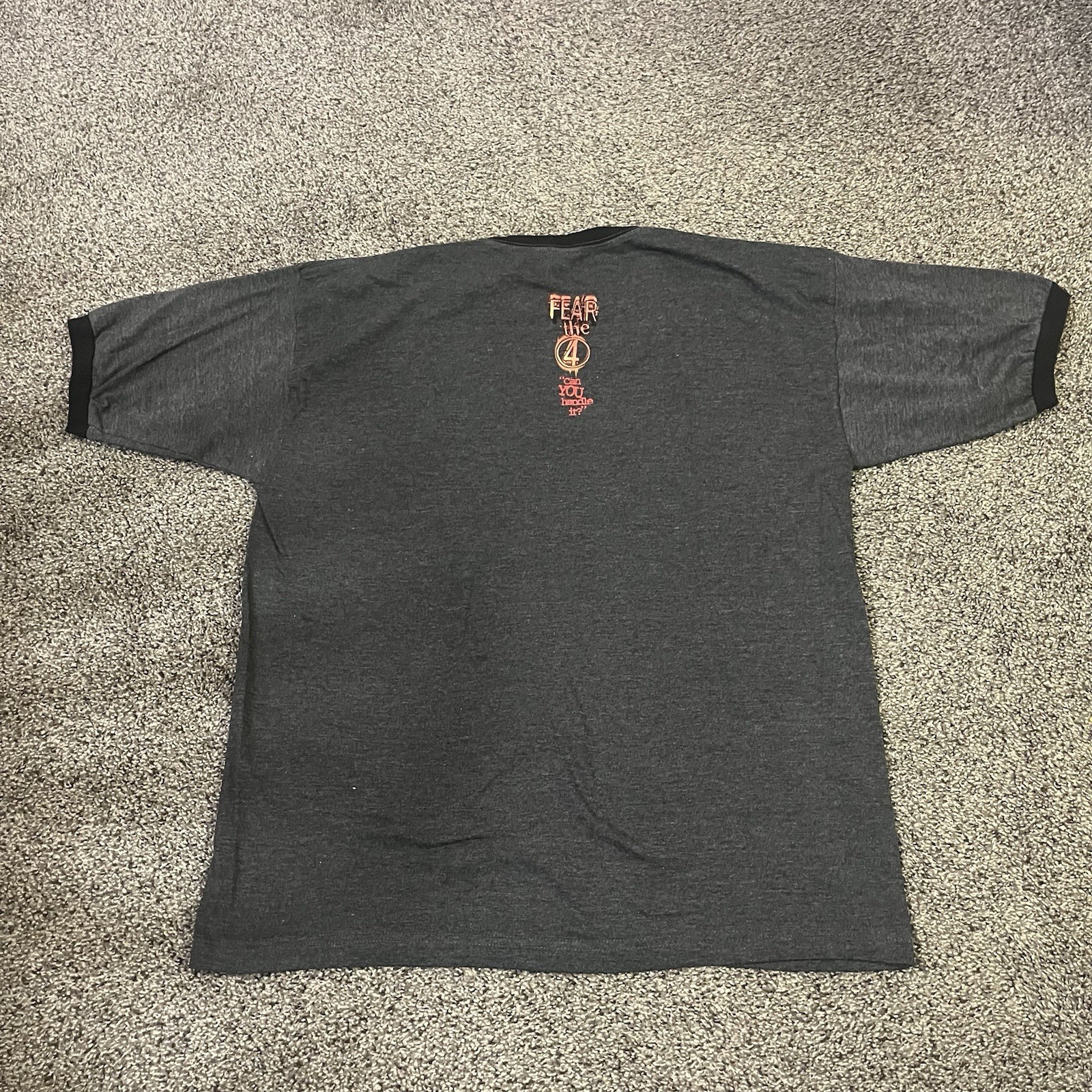 Vtg Fear The Four 4 Busch Gardens Roller Coaster Shirt Lochness Wolf Apollo XL