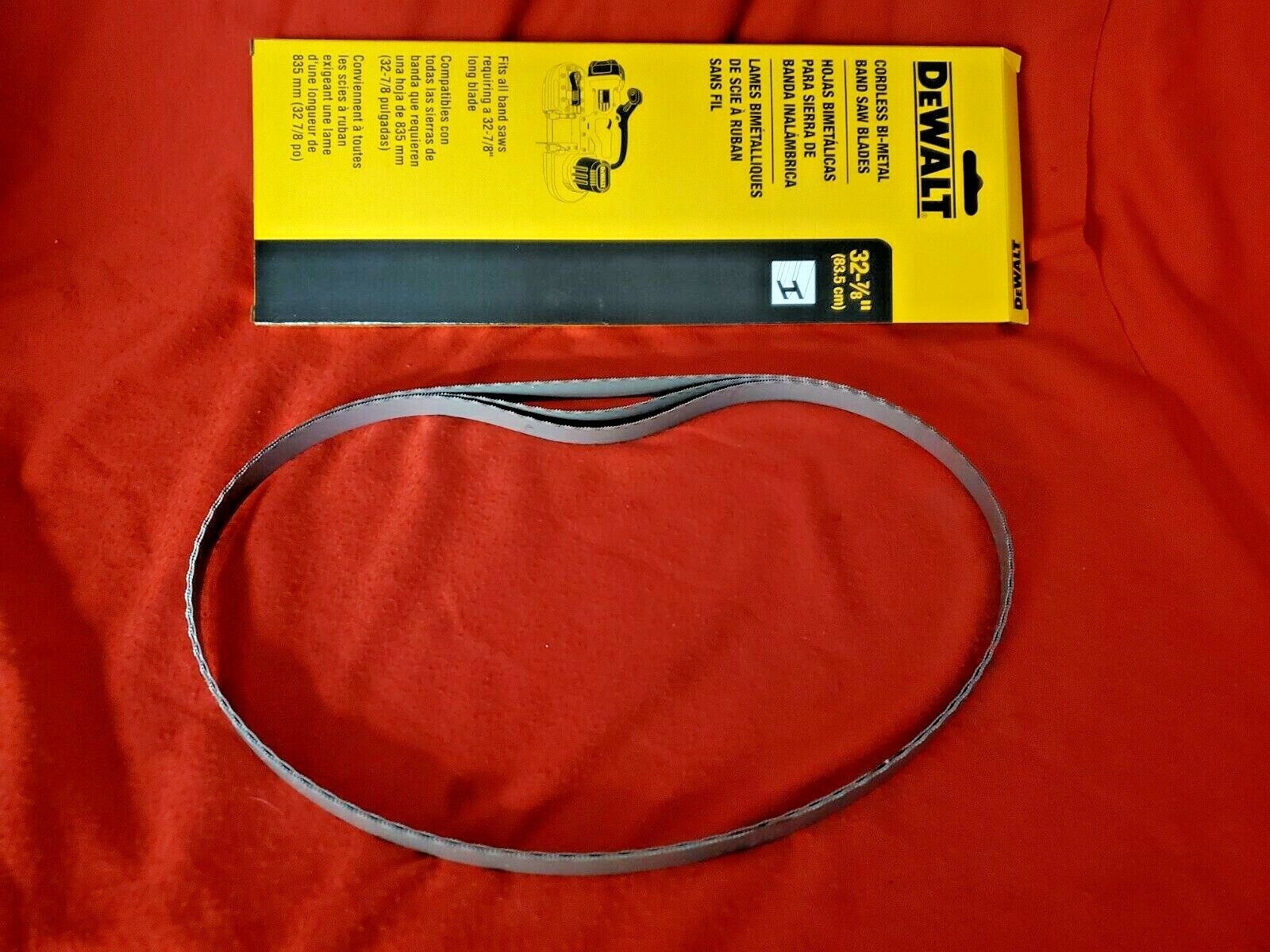 32-7/8" X 14/18 TPI Band Saw Blade Portable 3/pack DCS370 371 DeWalt DW3986C