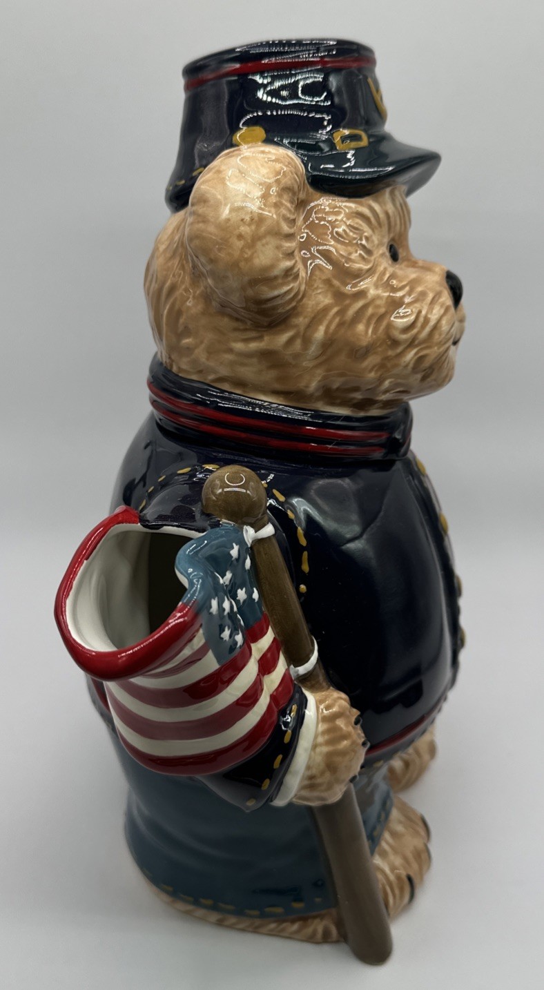 Boyds Bears Teapot Civil War Blue Union Soldier Mason