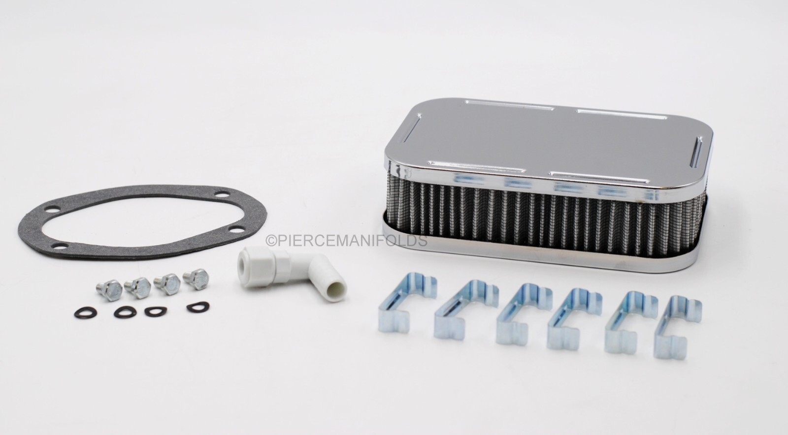 Chrome Air Filter For Weber DFEV DFAV 32/36 Carb 1 7/8" Tall 99217.474G