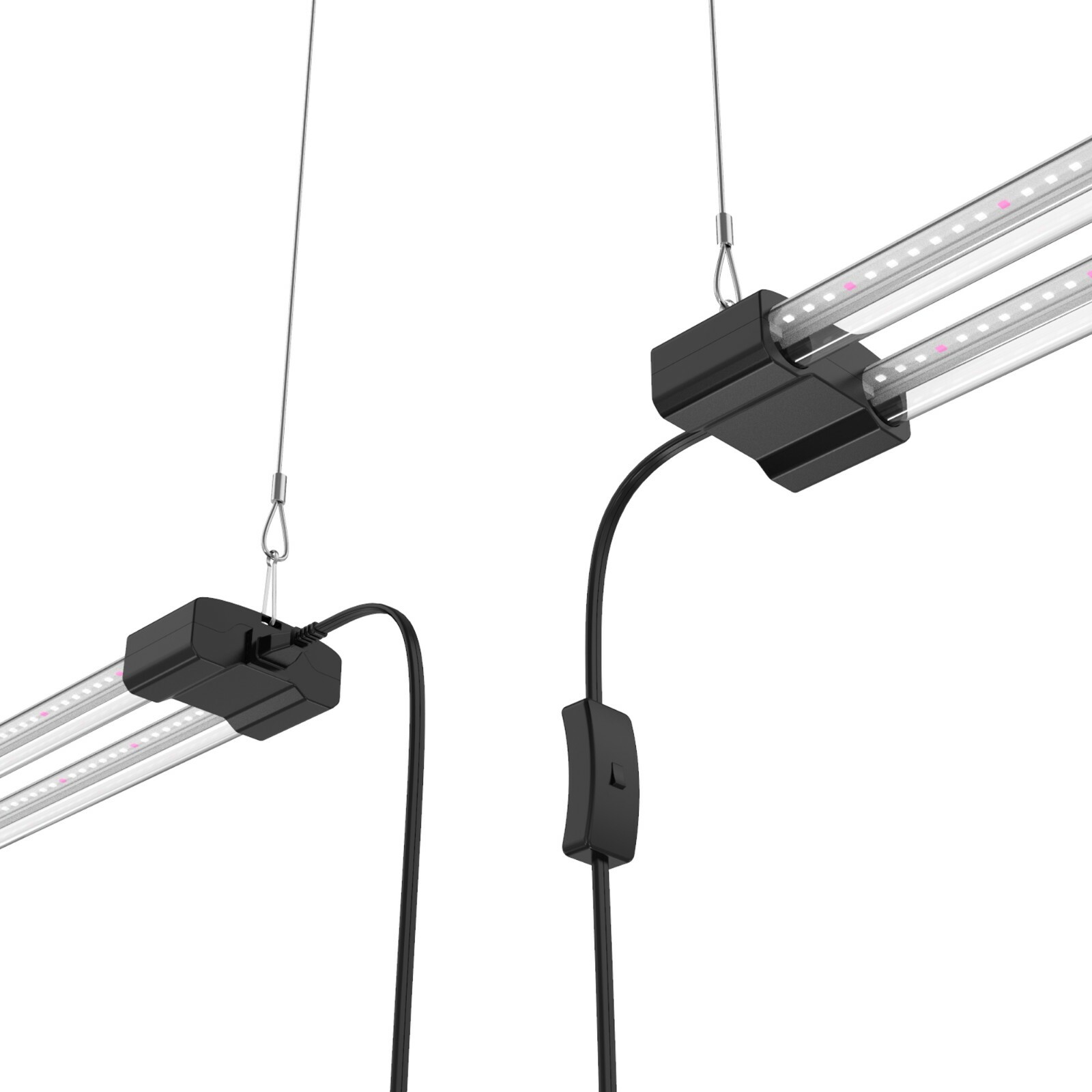 BoostGro LED Plant Grow Light Sunlike Full Spectrum Flower Hydroponics Dual Tube