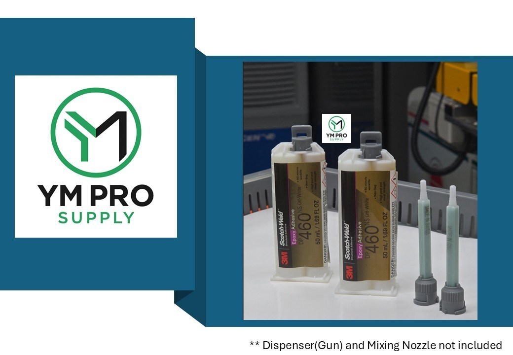 3M Scotch-Weld Epoxy Adhesive DP460NS, Off-White, 50 mL Duo-Pak