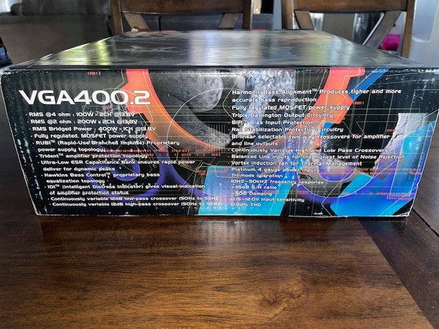 Soundstream Van Gogh VGA 400.2 Limited Edition New in the box RARE OLD SCHOOL