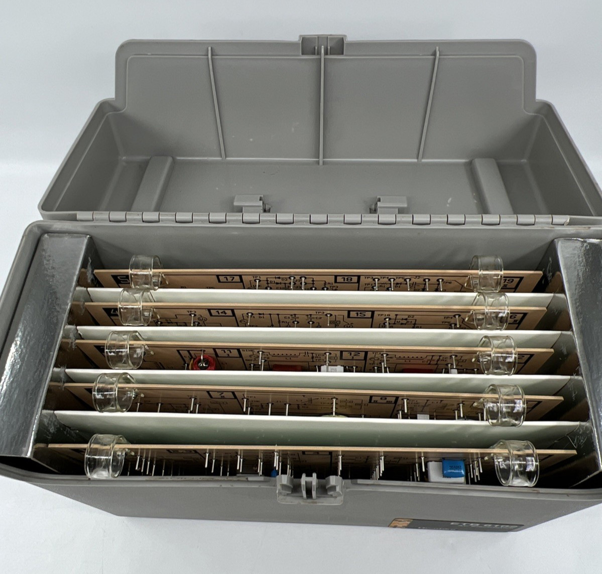 Heathkit Educational Systems ETB 6102 AC Electronics 5 Circuit boards w/Case