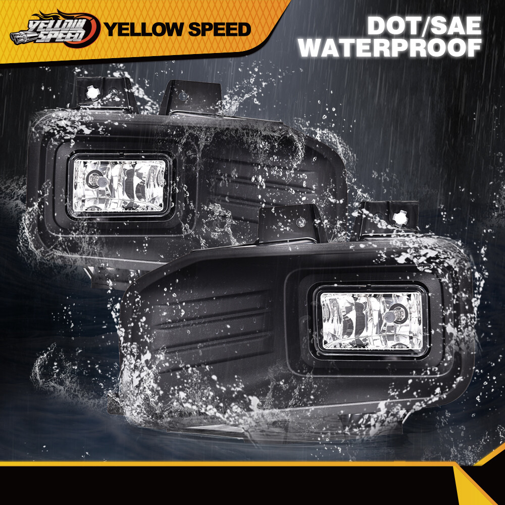Fit For Ford F150 Pickup 18-20 Right Left Halogen Fog Lights Driving Lamps Pair