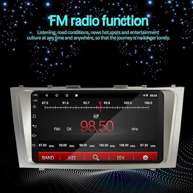 For Toyota Camry 2007-2011 Android 13 Car Stereo Radio GPS Navi WIFI Bluetooth